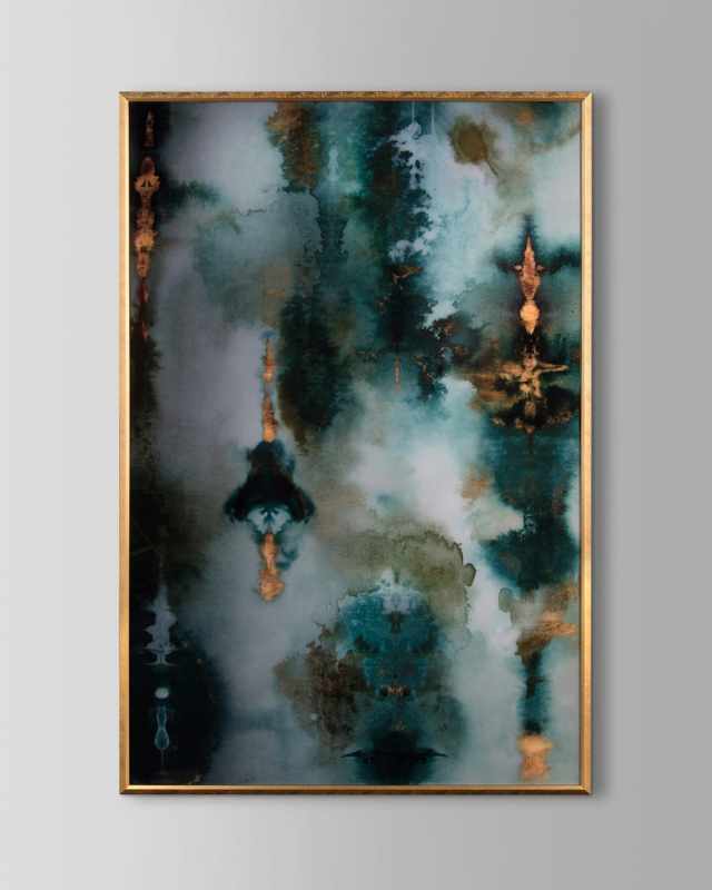 "Aqueous Gold I" Wall Art