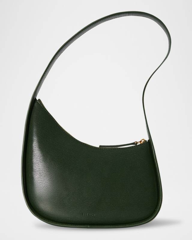 Half Moon in Shiny Kidskin Leather
