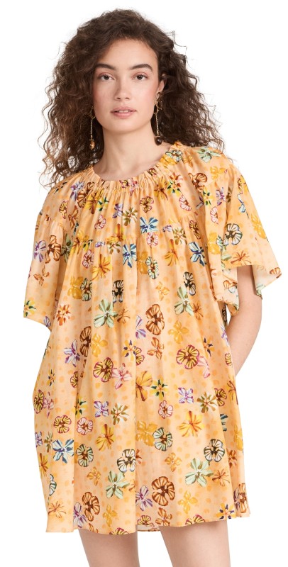 Ulla Johnson Gallia Coverup Dress Daffodil
