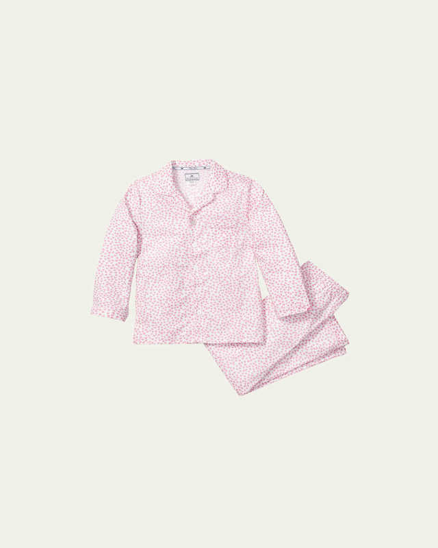 Girl's Palmier Sweethearts 2-Piece Pajama Set, Size 6M-14