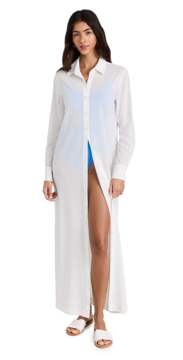 STAUD Vita Dress White