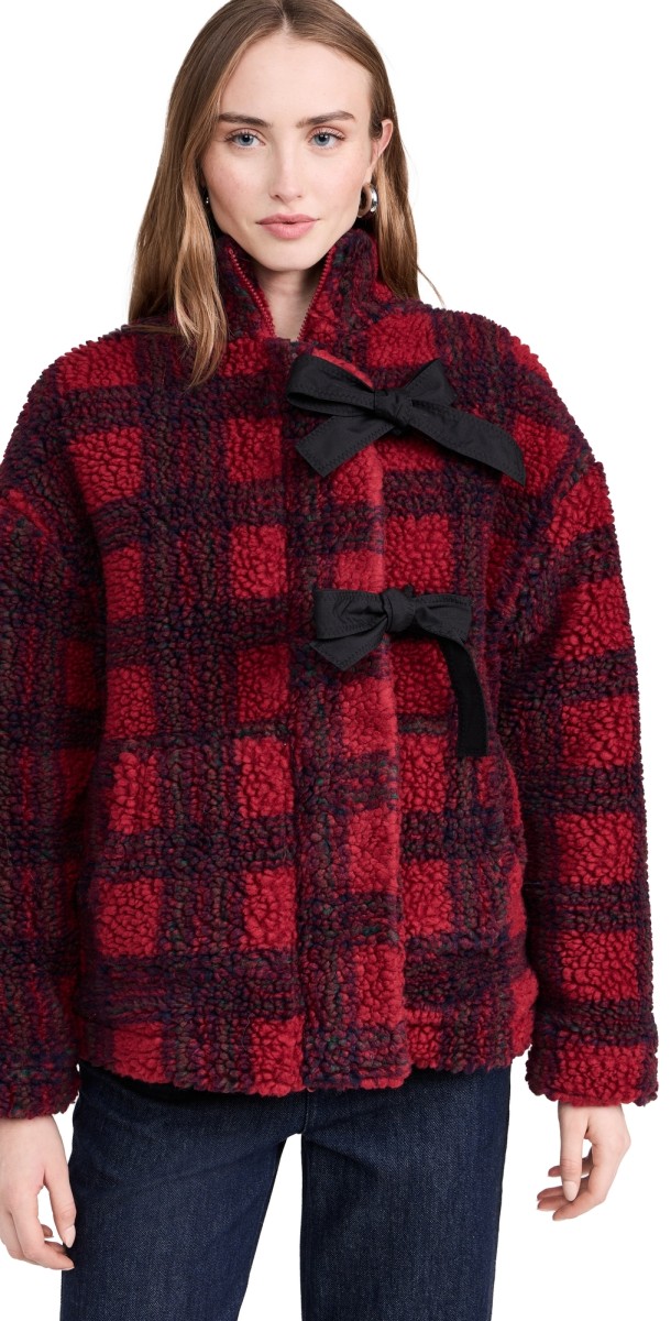Damson Madder Ingrid Borg Jacket Red Check