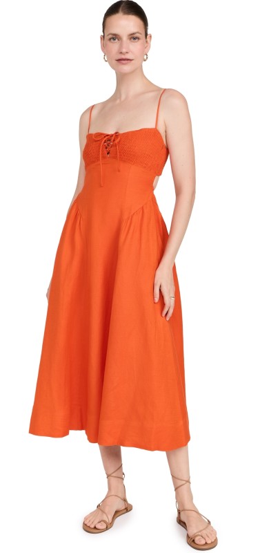 ASTR the Label Sarai Dress Orange