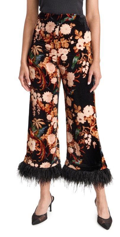 Cara Cara Cordova Pants Black Birds of Paradise