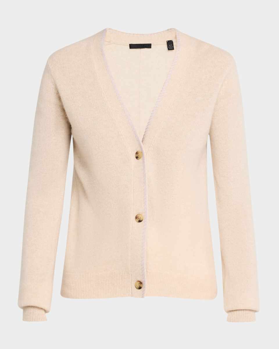 Cashmere Long-Sleeve Cardigan