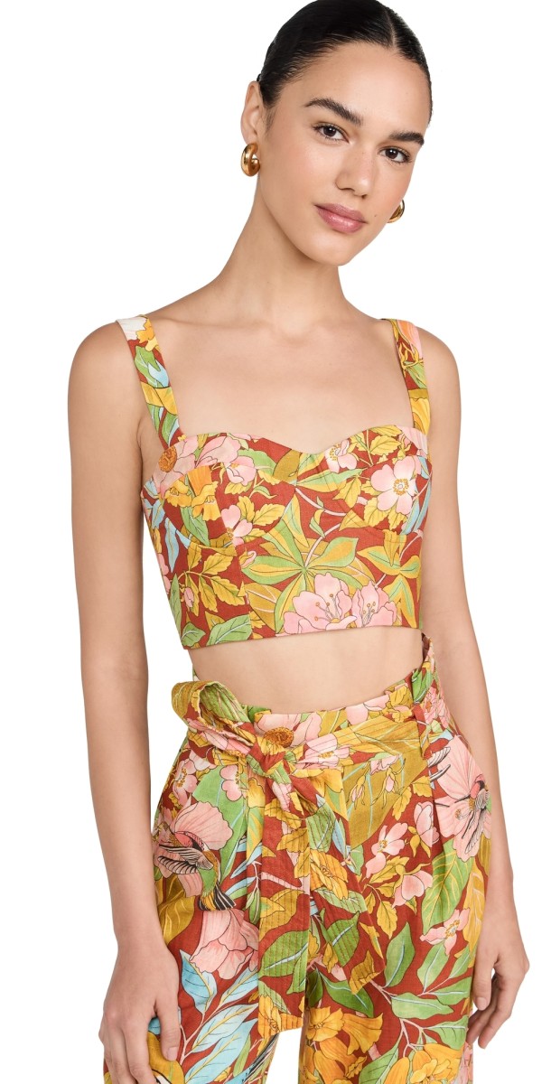 Cara Cara Claudine Top Newberry Tropic Clay