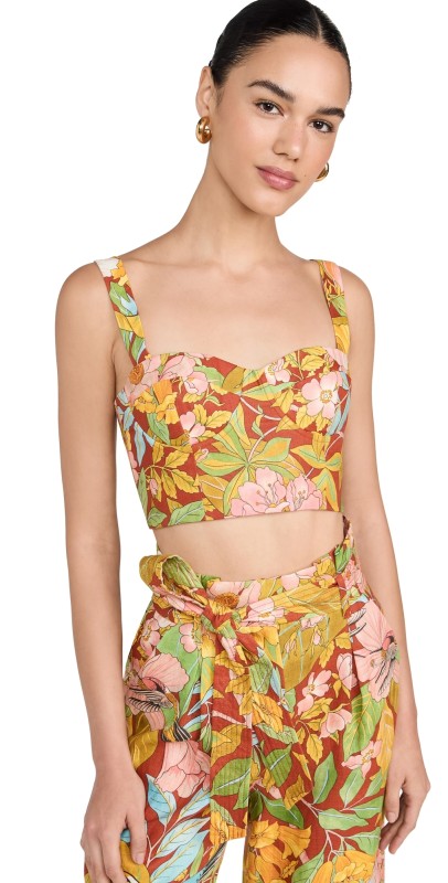 Cara Cara Claudine Top Newberry Tropic Clay
