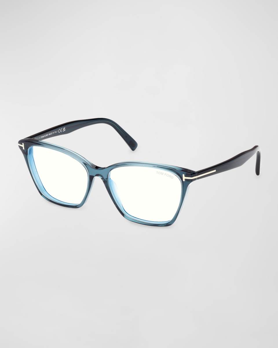 Blue Blocking Acetate Cat-Eye Glasses