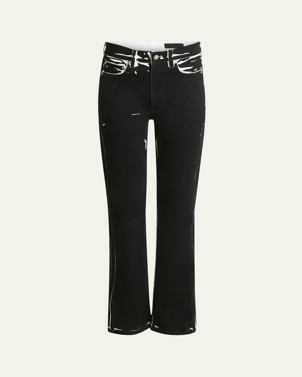 Ryman Printed Straight Leg Jeans