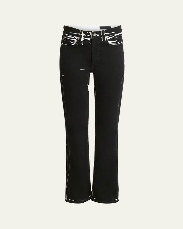 Ryman Printed Straight Leg Jeans