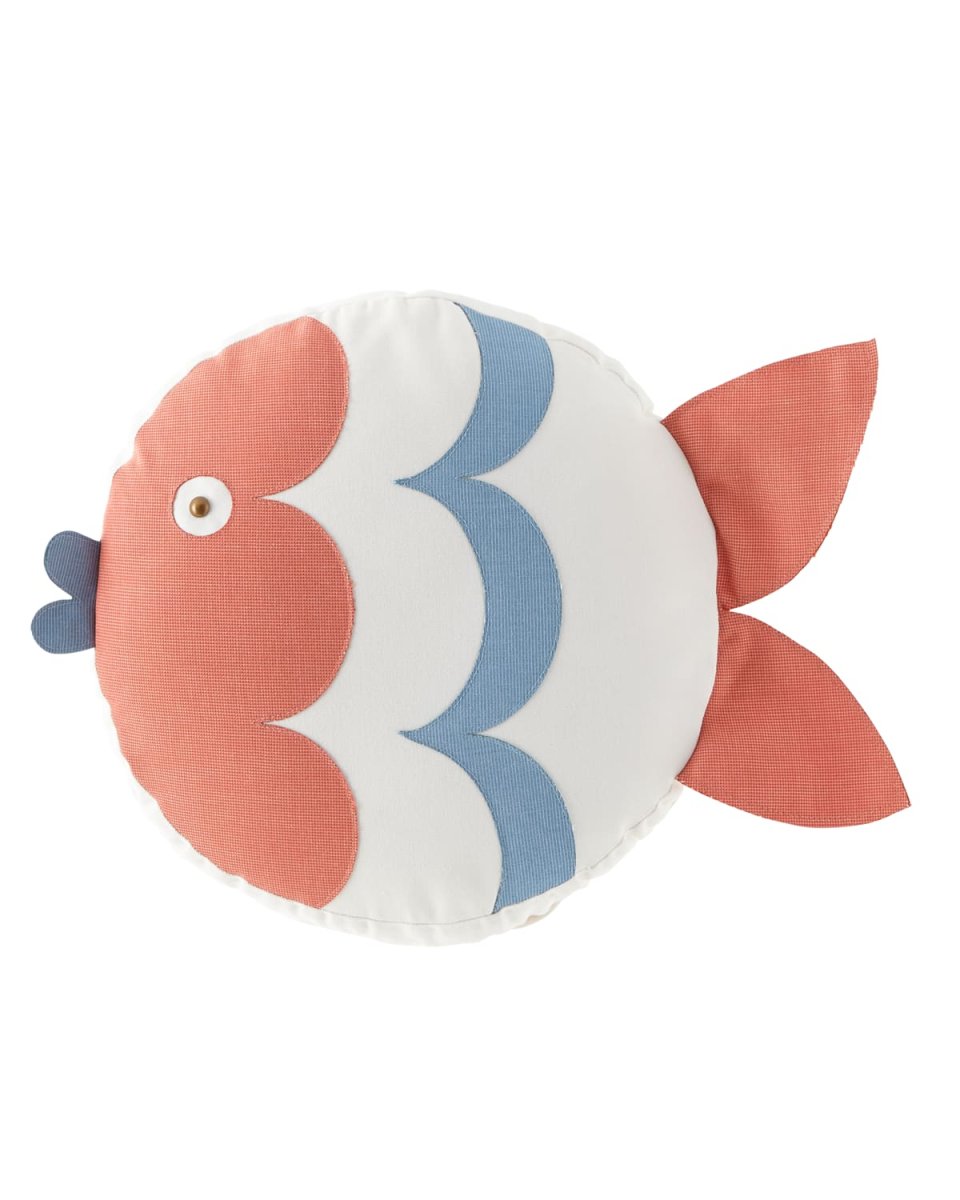 Celerie Kemble Kissing Fish Tambourine Left Pillow