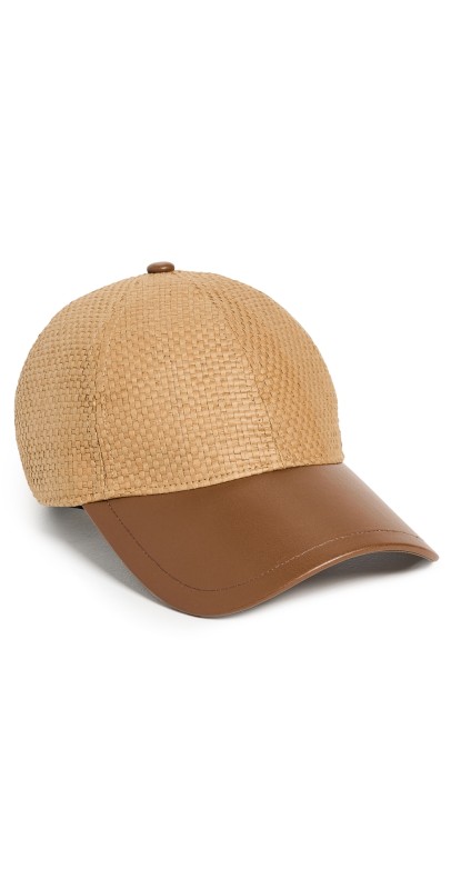 rag & bone Harlowtraw Baseball Cap Natural