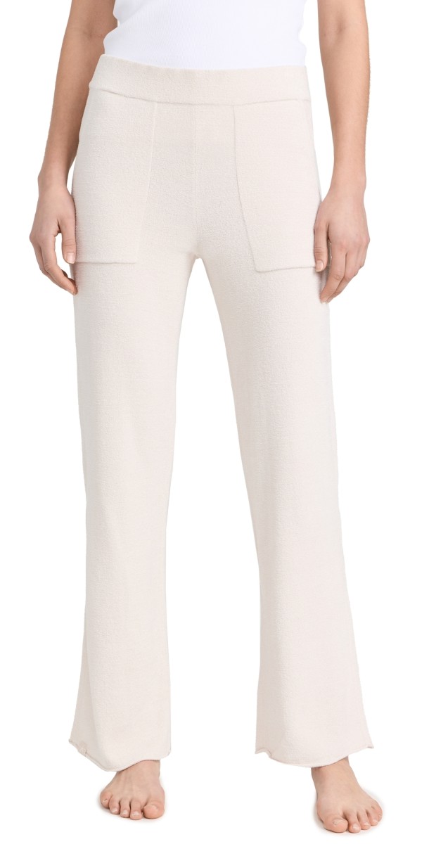 Barefoot Dreams Wideeg Rolled Hem Pants Sand Dune