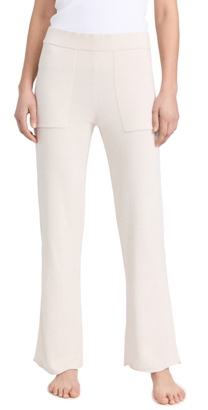 Barefoot Dreams Wideeg Rolled Hem Pants Sand Dune