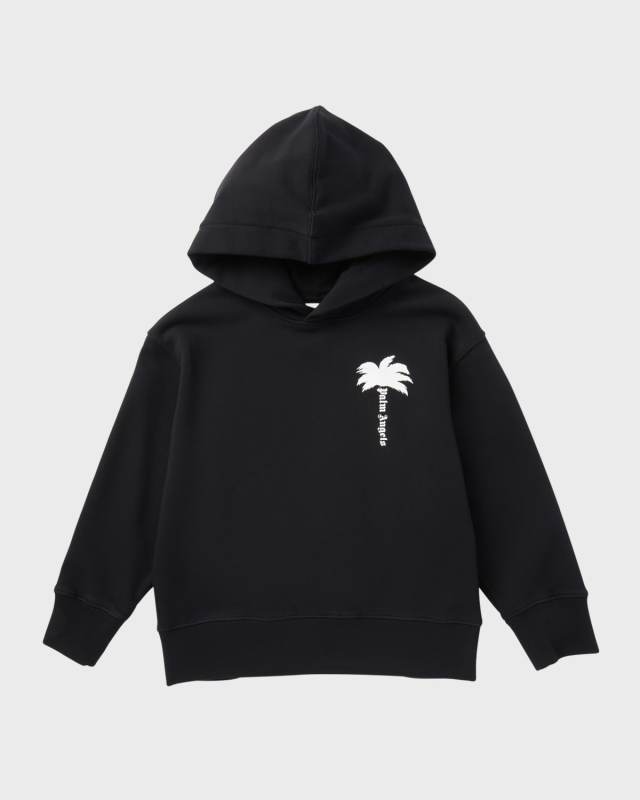 Boy's Classic Logo-Print Hoodie, Size 4-12