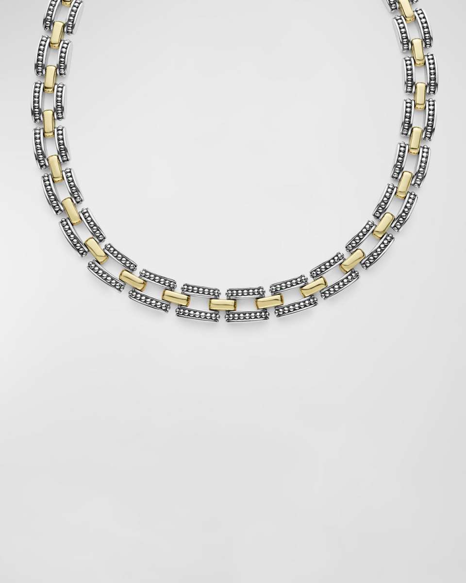 High Bar Two-Tone 22mm Collar Necklace