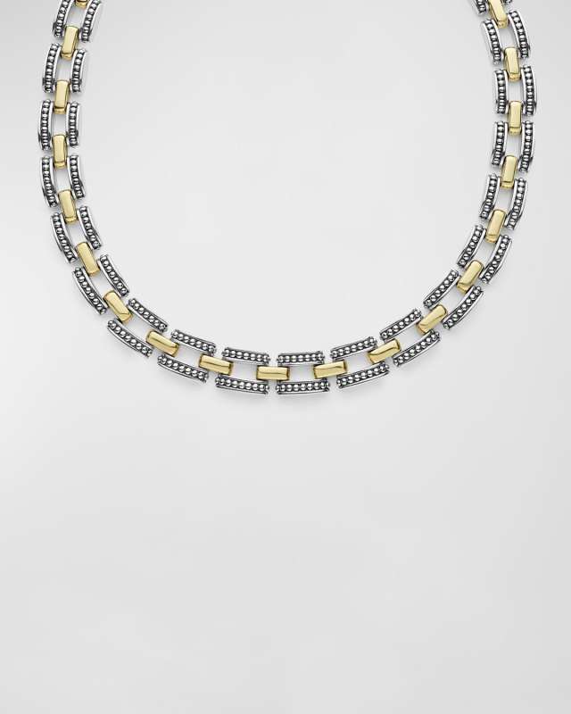 High Bar Two-Tone 22mm Collar Necklace