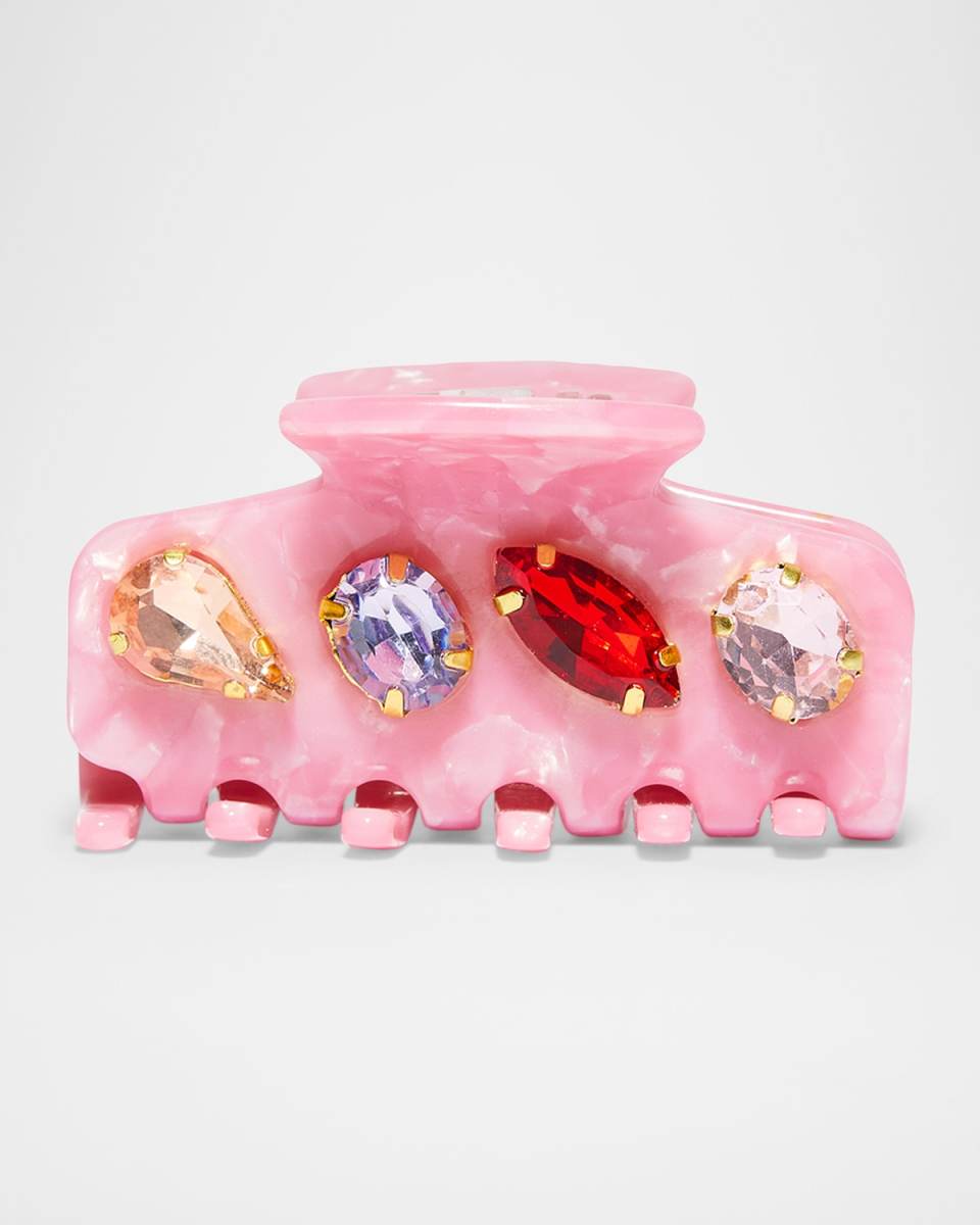 Crystal Acetate Jaw Clip