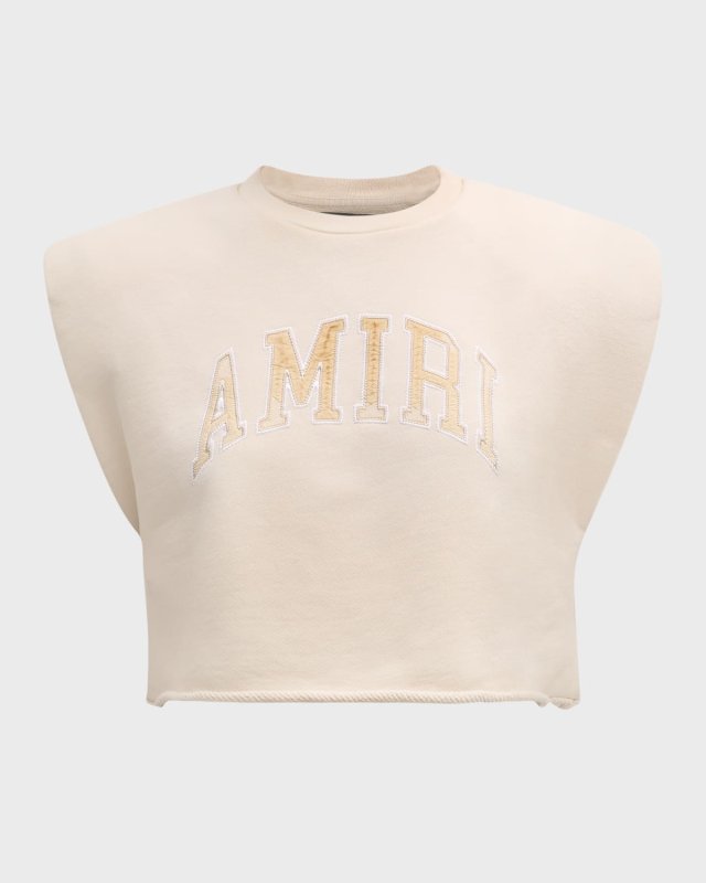 Vintage Logo Strong-Shoulder Muscle T-Shirt
