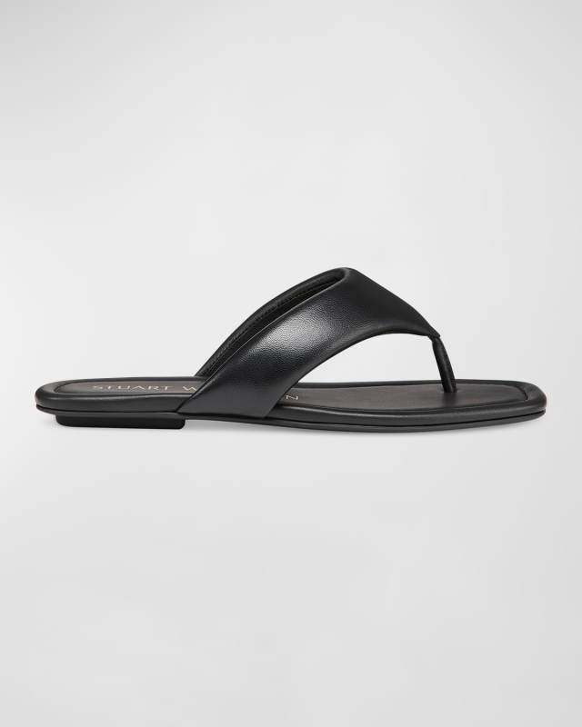 Maui Padded Leather Thong Sandals