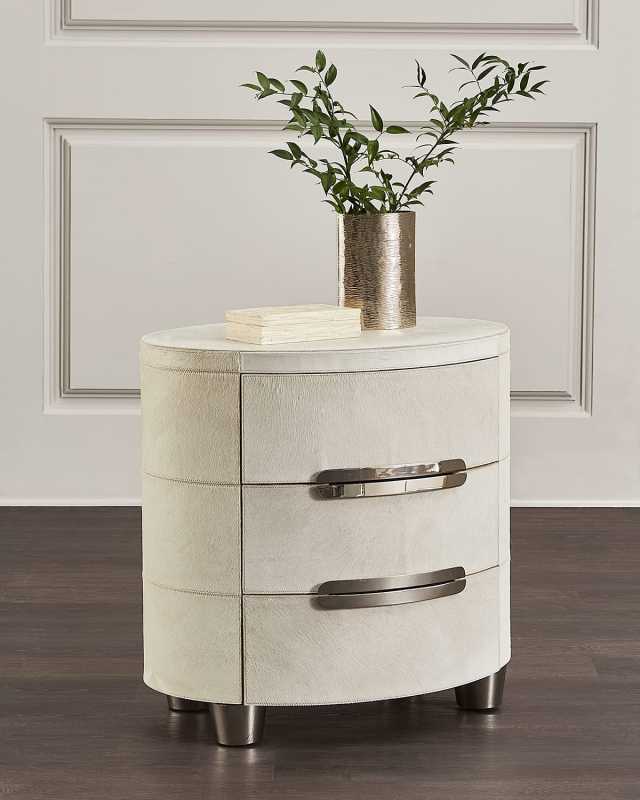 Lyric Hairhide Nightstand