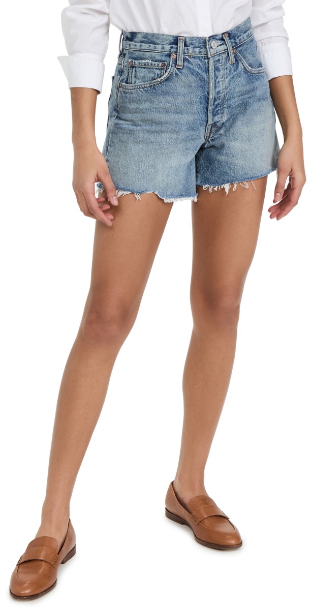 AGOLDE Parker Long Vintage Shorts Wheel