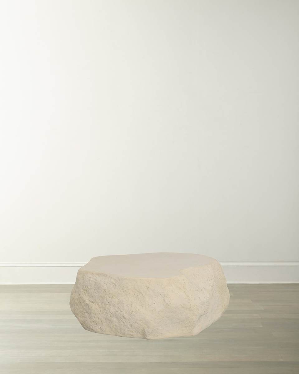 Quarry Coffee Table, Roman Stone