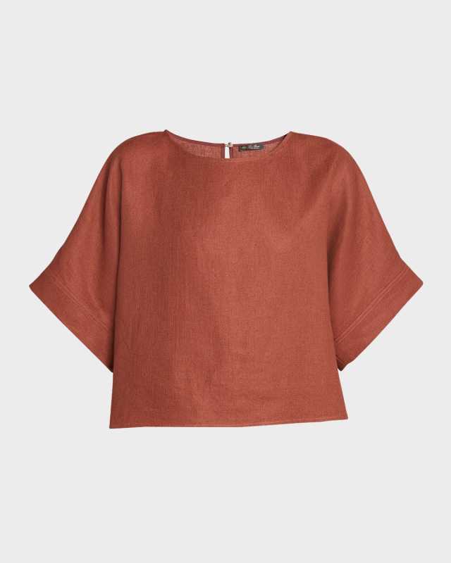 Cam Morey Antigua Flax Blouse