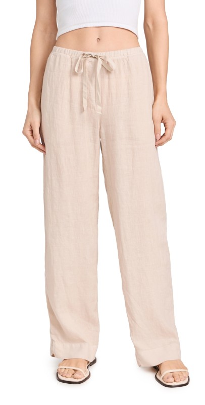 Velvet Pico Pants Flax