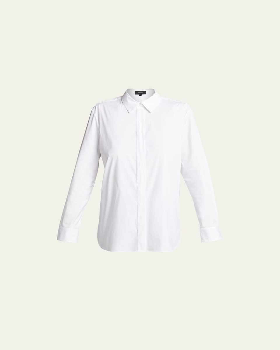 Classic Button-Front Shirt