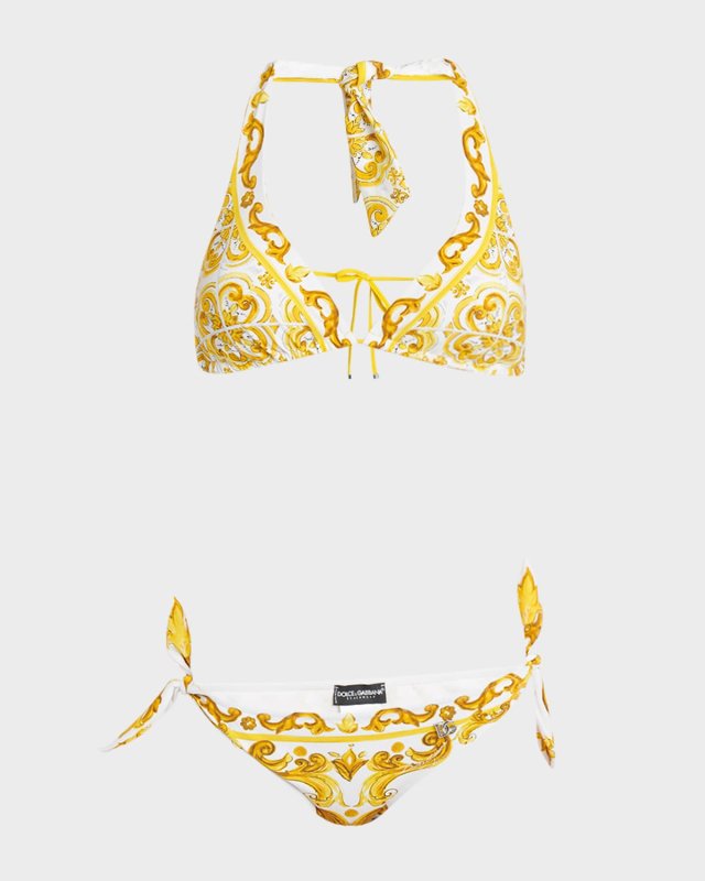 Maiolica Jersey Two-Piece Swimsuit