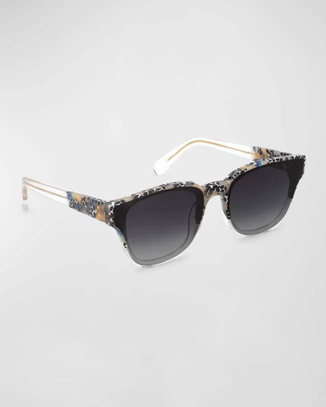 Webster Mixed-Media Sunglasses
