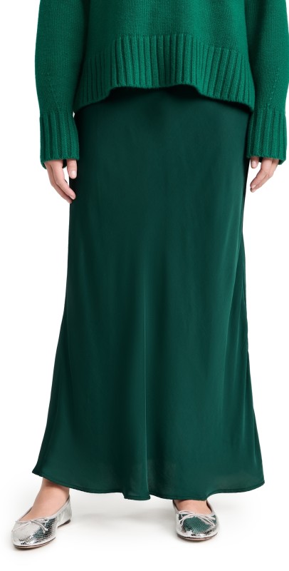 Velvet Cadence Skirt Fern