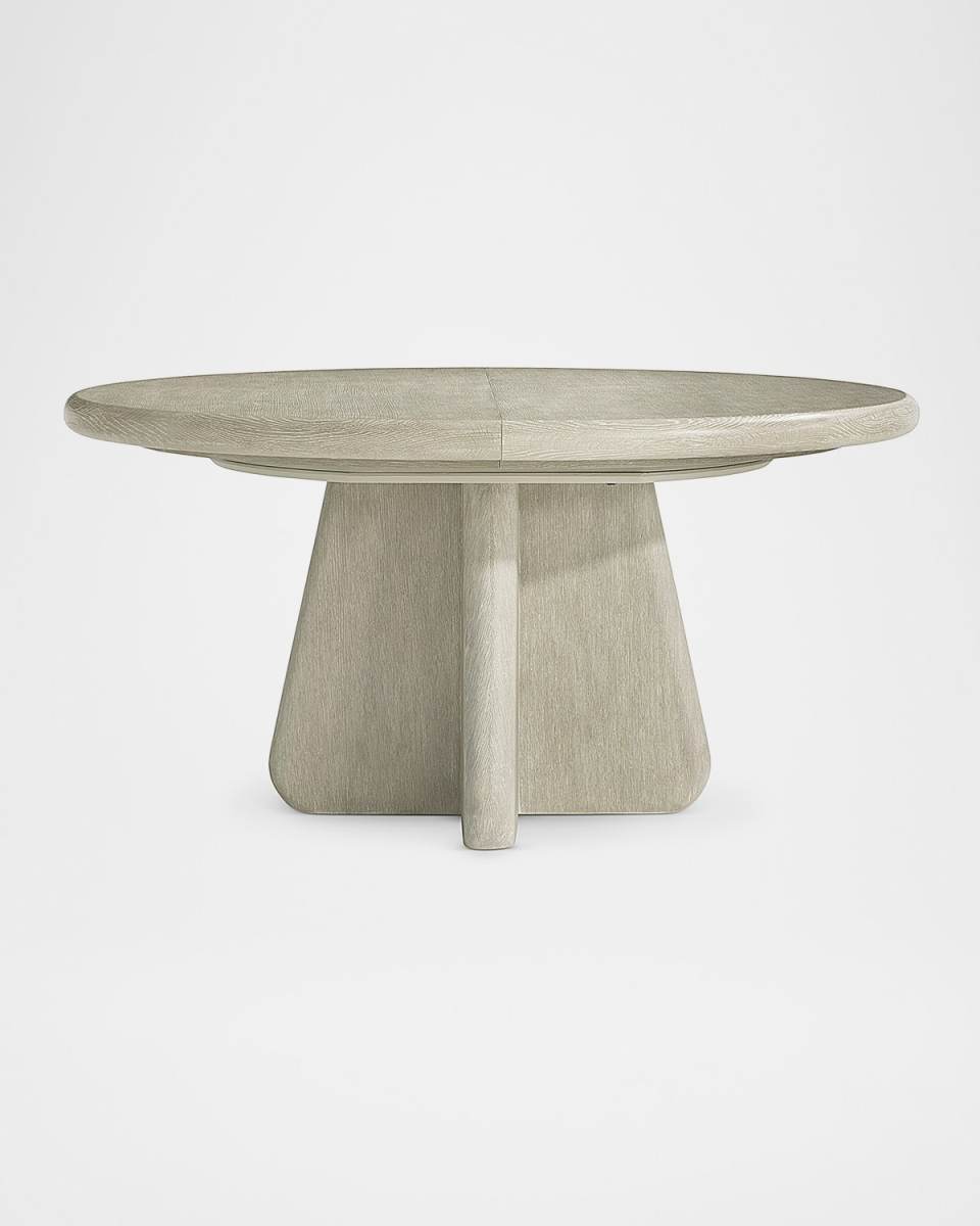 Arcadia 60" Round Dining Table with Leaf