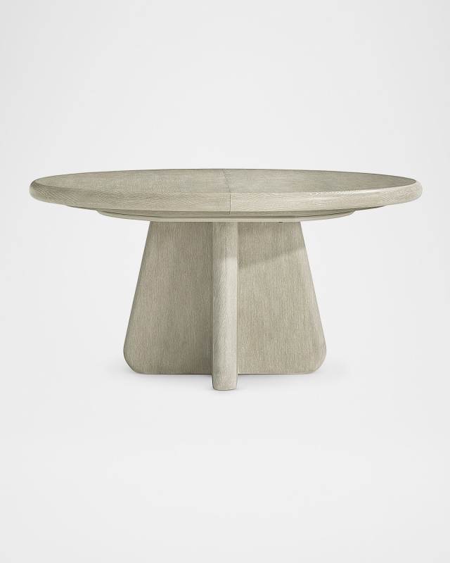 Arcadia 60" Round Dining Table with Leaf