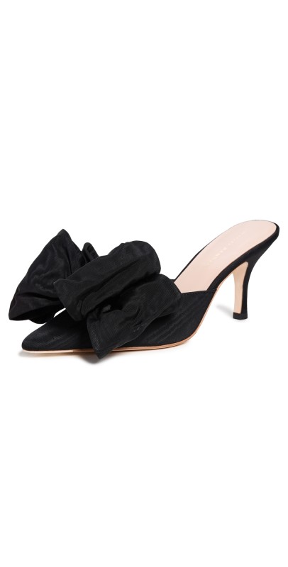 Loeffler Randall Margot Bow Mules Black