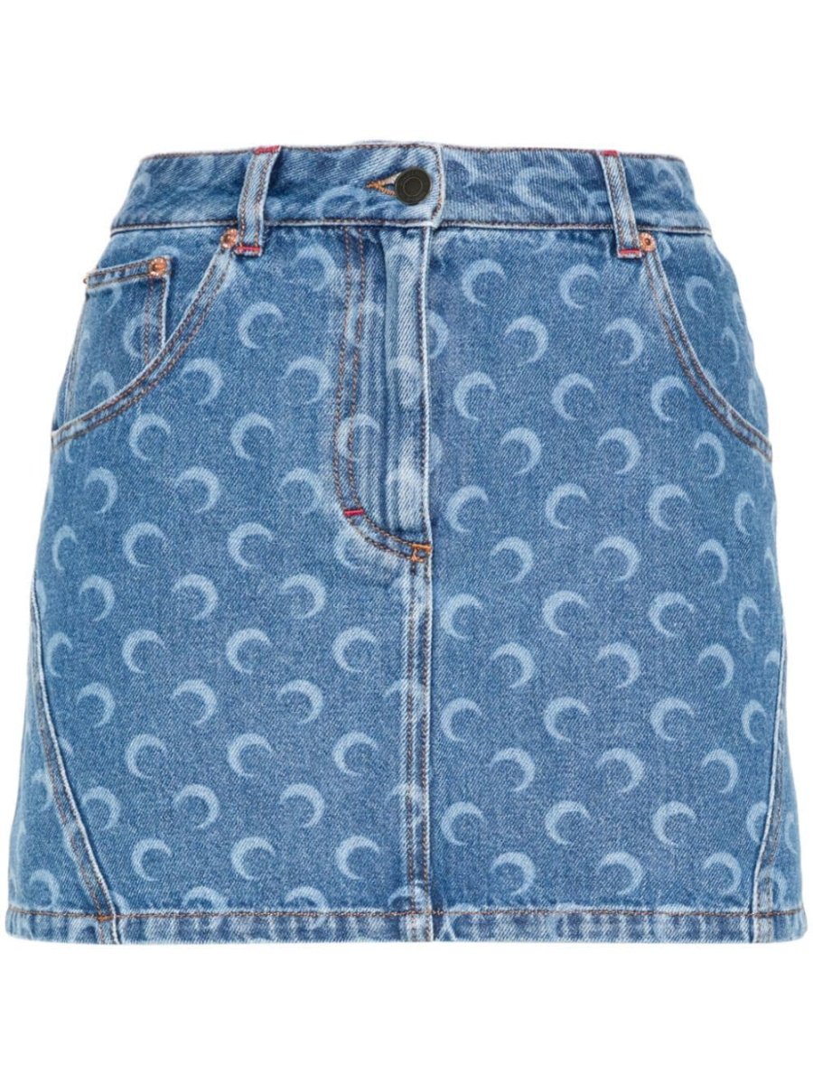 Deadstock denim miniskirt