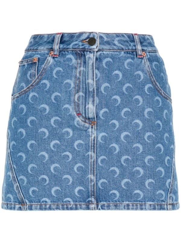 Deadstock denim miniskirt