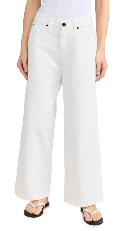 SLVRLAKE Mica Crop Jeans White