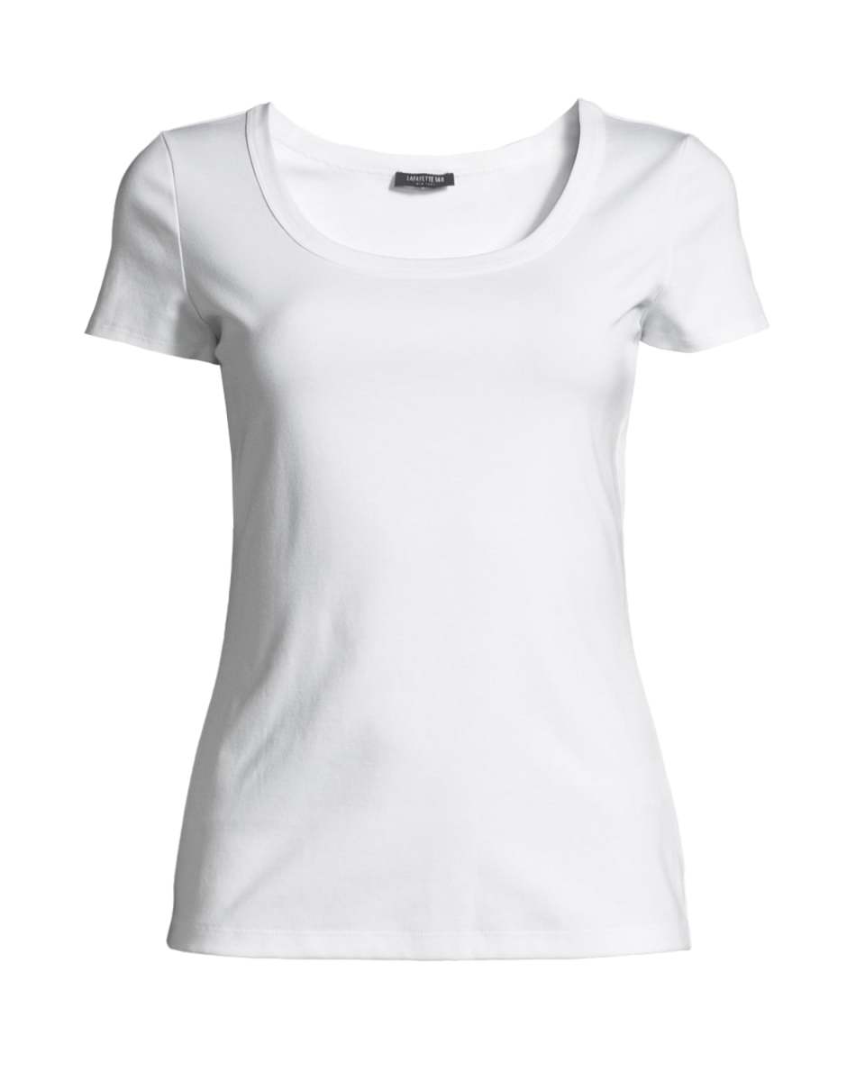 Cotton-Stretch Basic Tee
