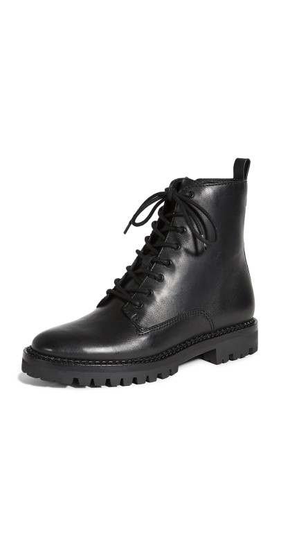 Vince Cabria Lug Sole Boots Black