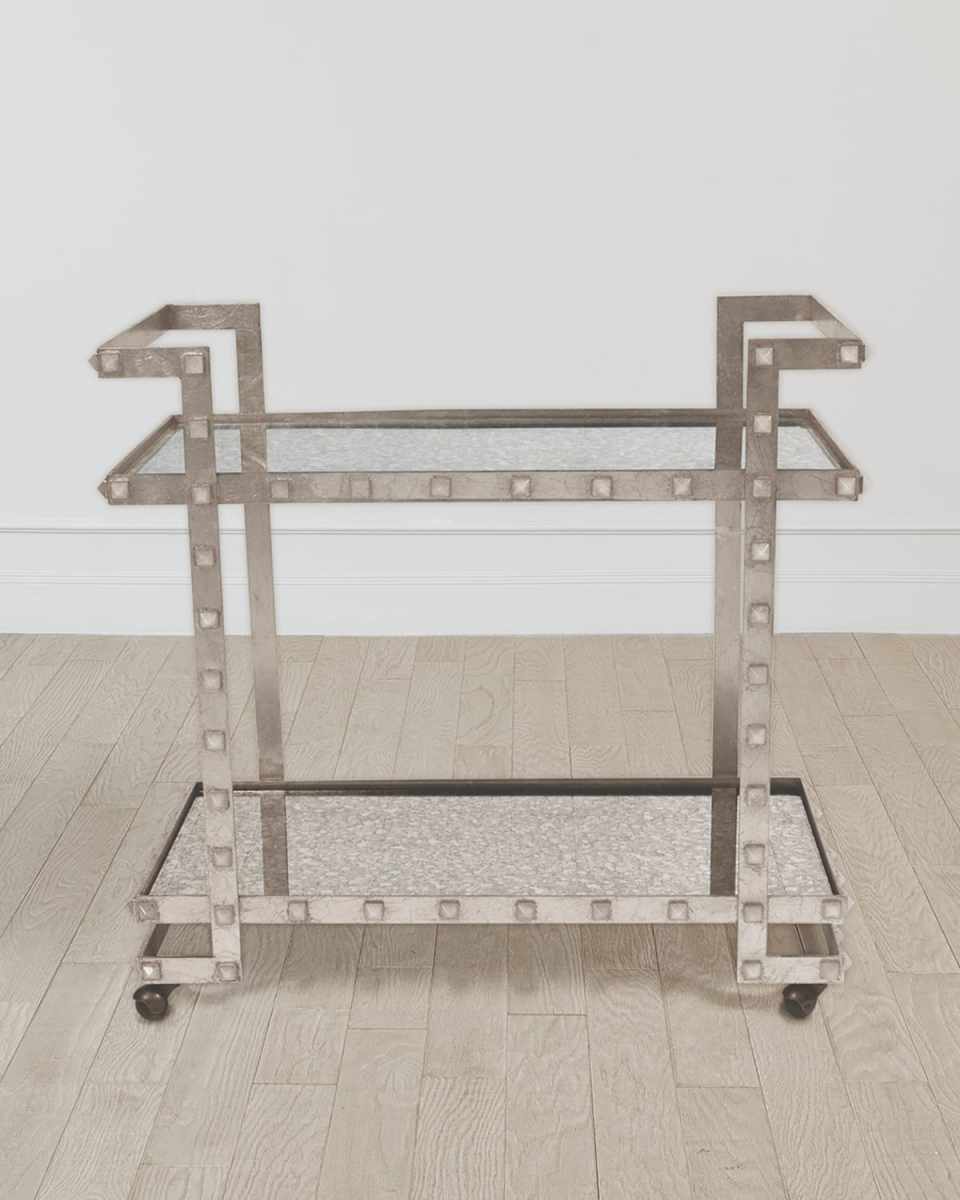 Quartz Stud Bar Cart