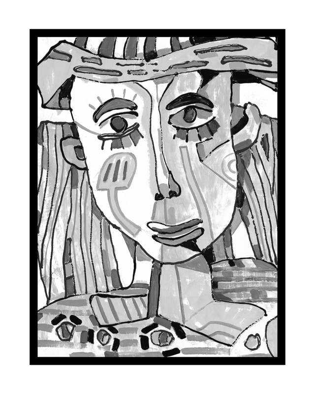 "Face the Facts I" Giclee Art