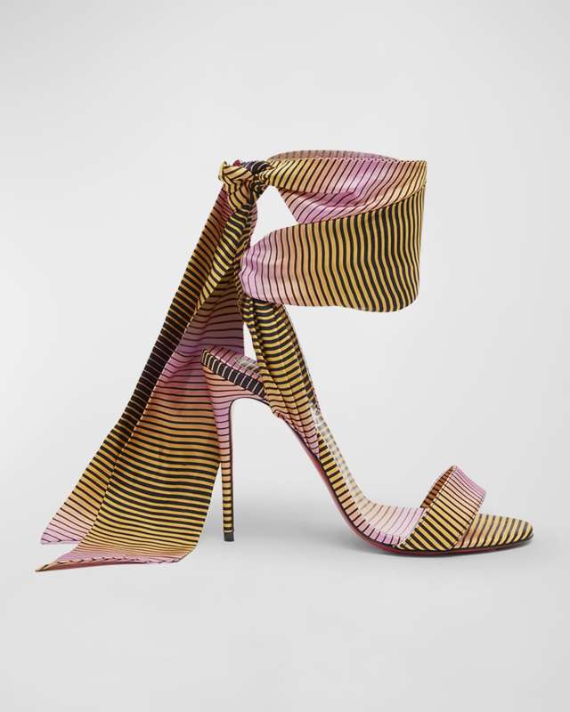 Sandale Du Desert Stripe Red Sole Sandals