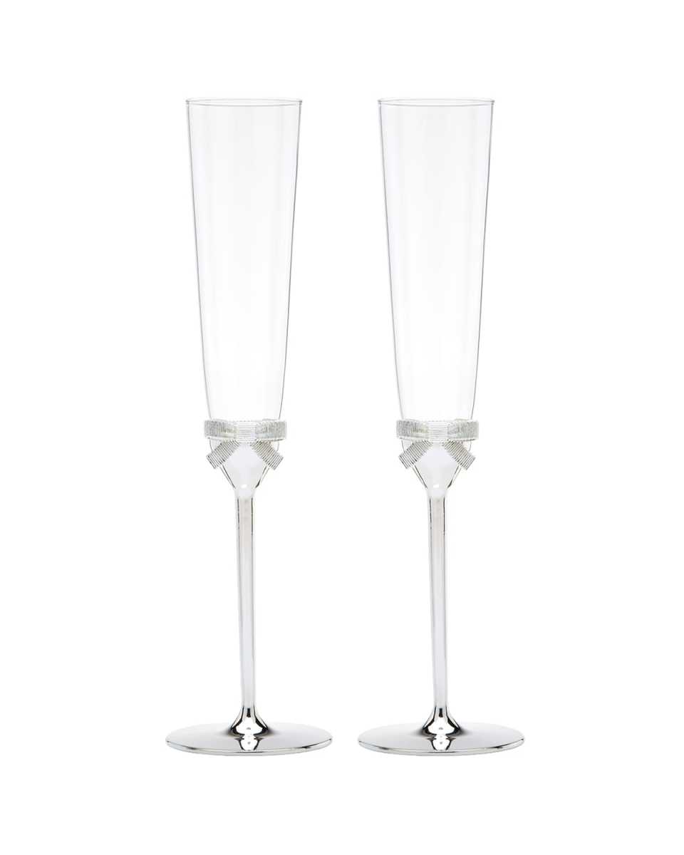 grace avenue 2-piece champagne flute set