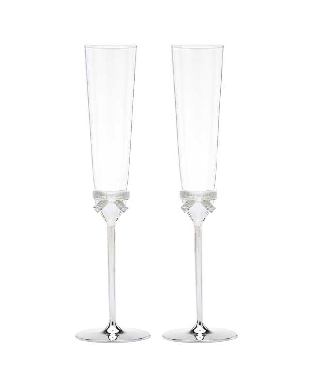 grace avenue 2-piece champagne flute set