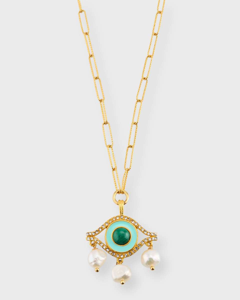 Freya Evil Eye Pendant Necklace