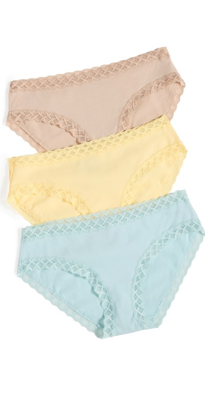 Natori Natori Bliss Girl Briefs 3-Pack Multi