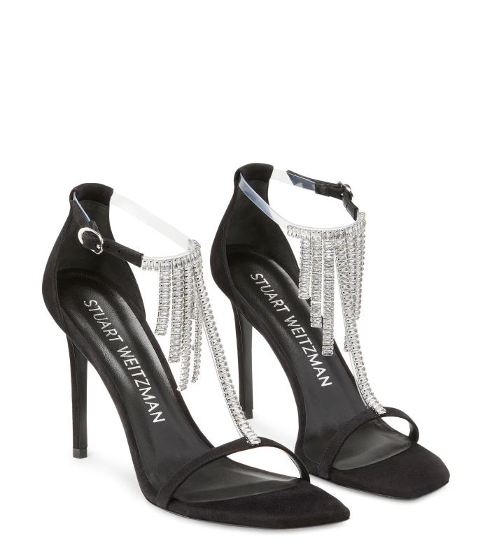 STUART WEITZMAN Nudistcurve Superglam 100mm sandals