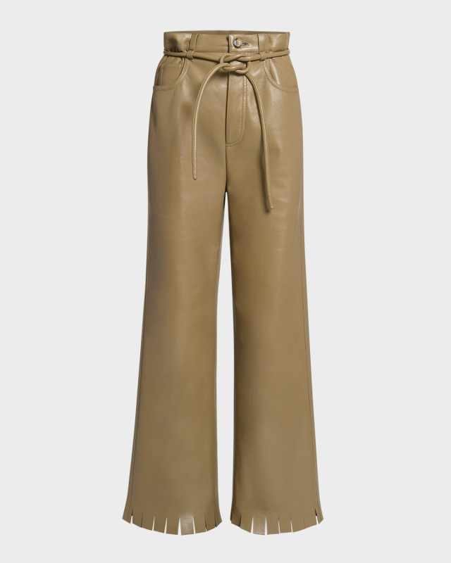 Harlee Alt-Leather Fringe Pants